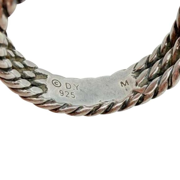 David Yurman Three-Row Berry Confetti Ring in Multicolor Sterling Silver - Picture 5 of 7